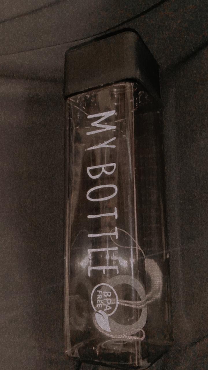 My Bottle Kotak Warna Bening Botol Minum 500ml