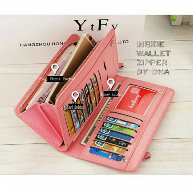 DOMPET WANITA ZIPPER ATAS - Dompet panjang wanita KOREAN FASHION WALLET