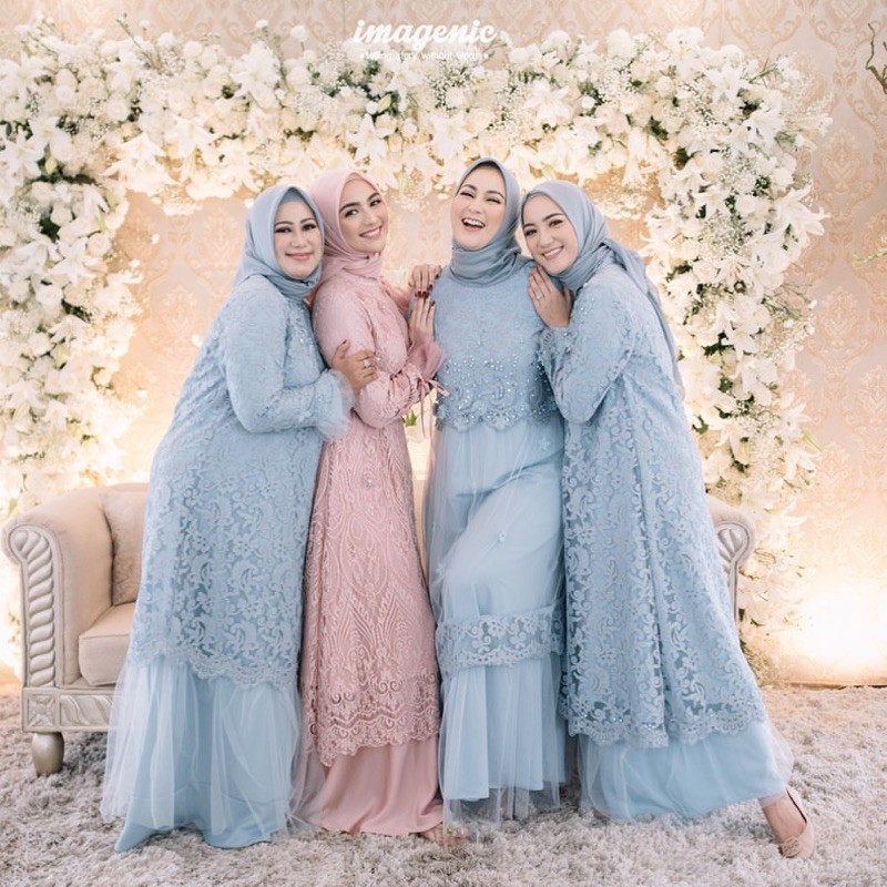 Jual Paket Seragam Keluarga Bridesmaids Dress Kemeja Shopee Indonesia