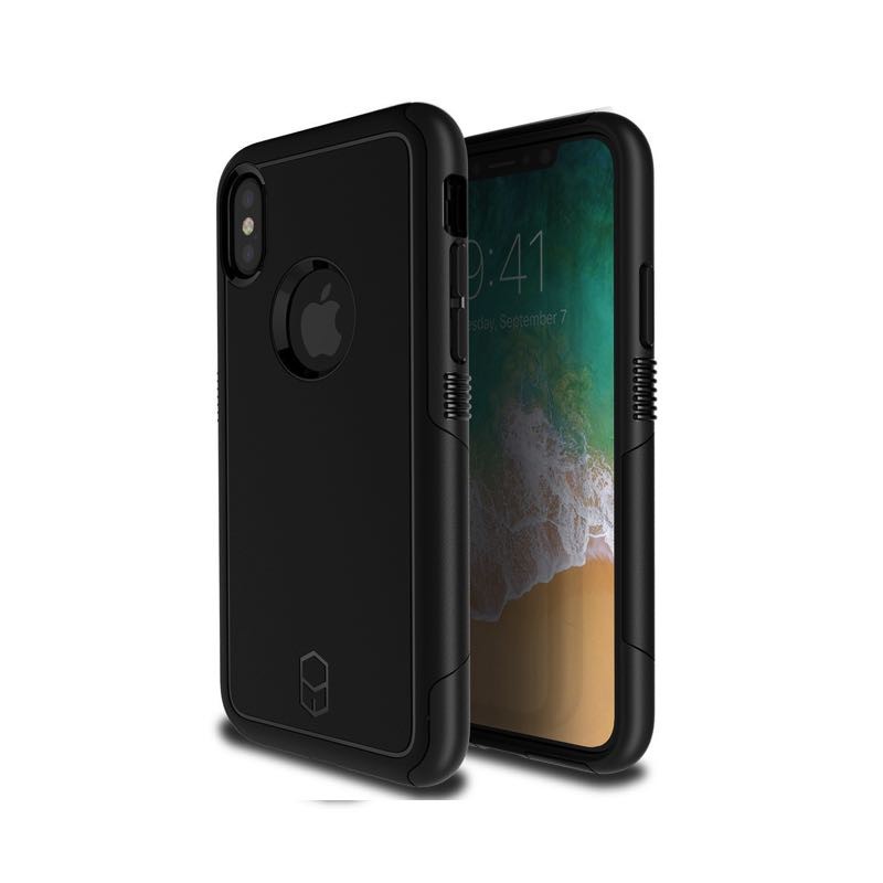 Case iPhone X LEVEL Aegis Original Patchworks - Black