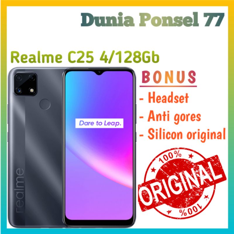 Realme C25 4/128Gb Garansi resmi Realme Indonesia