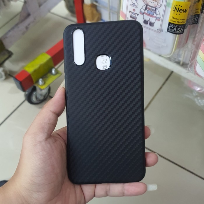 VIVO Y19/Y17/Y15/Y12i/Y11 CASE SOFTCASE SLIM FULL CARBON CASE