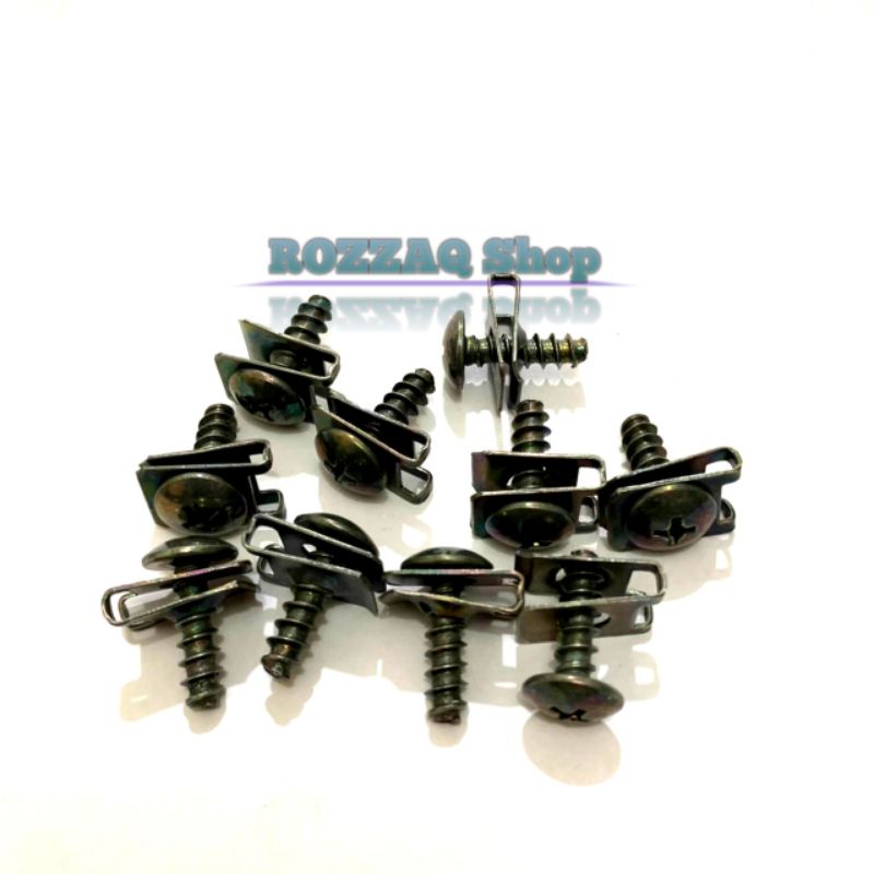 100 PCS BAUT KLIP BODY MOTOR YAMAHA MATIC NON MATIC MIO JUPITER VEGA M 5X16