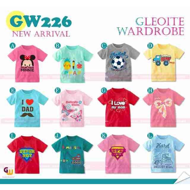 Tshirt/Kaos Anak Pendek GW 226