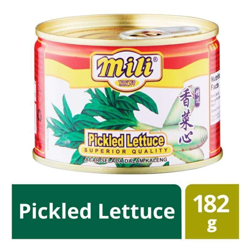 

Mili Pickled Lettuce ~ Mili Chai Sim ~ Acar Selada Dalam Kaleng 182 Gram