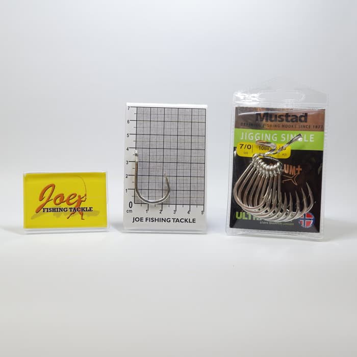 TERMURAH / Mustad 7/0 Jigging Single Hook 10881NP-DT Mata Kail Pancing Jig