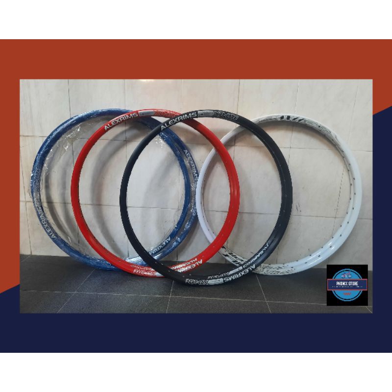 Rim Velg AlexRims 26 × 175 32 hole Alloy Double Wall Velg 26 Double Wall Pelak 26 Double Wall