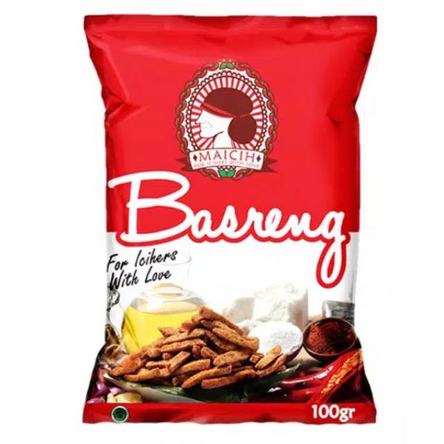 Basreng keripik maicih biasa, basreng level 10 100 gr, seblak 80 gr