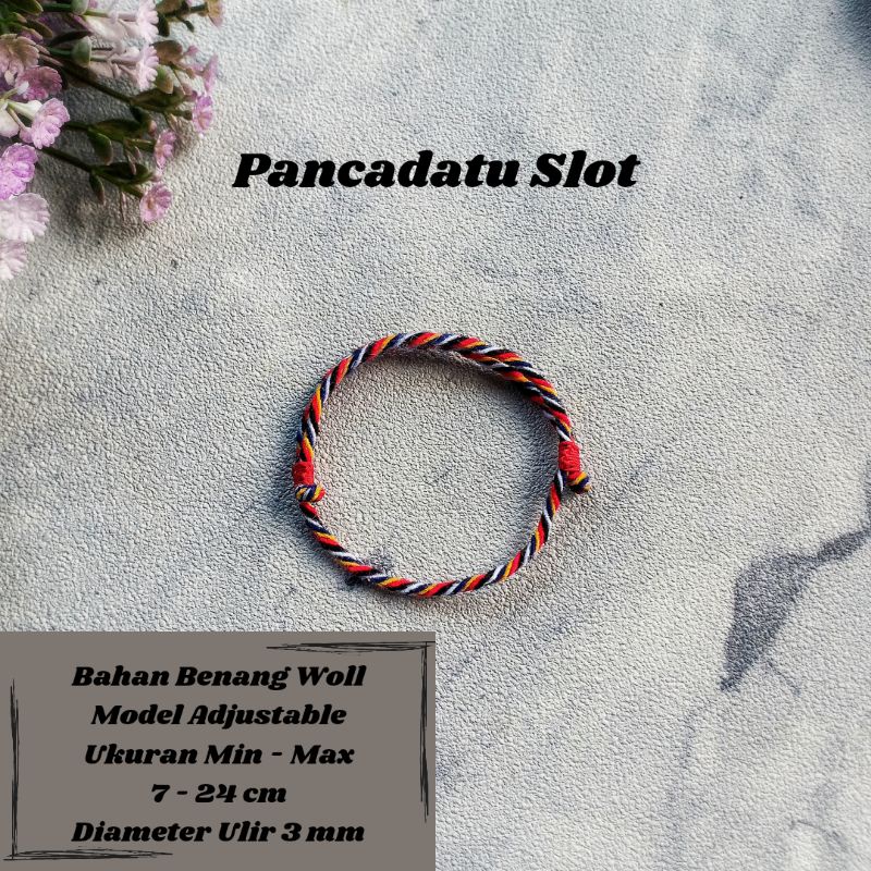 Gelang Pancadatu Slot / Gelang Bali / Gelang Khas Bali / Gelang Unik Bali / Oleh Oleh Khas Bali /Craft Dewata