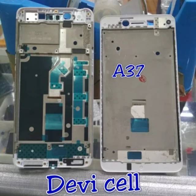 Jual FRAME LCD OPPO A37 BAZEL TULANG TENGAH RANGKA KERANGKA CASING HP