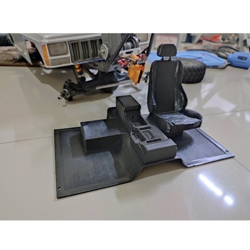 RC Body Interior Cherokee Floor deck seat dan centerconsole