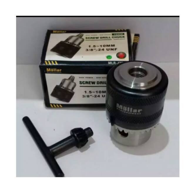BOR/KEPALA BOR/BOR MOLLAR/SCREW DRILL CHUCK MOLLAR 10MM 3/8 INCH