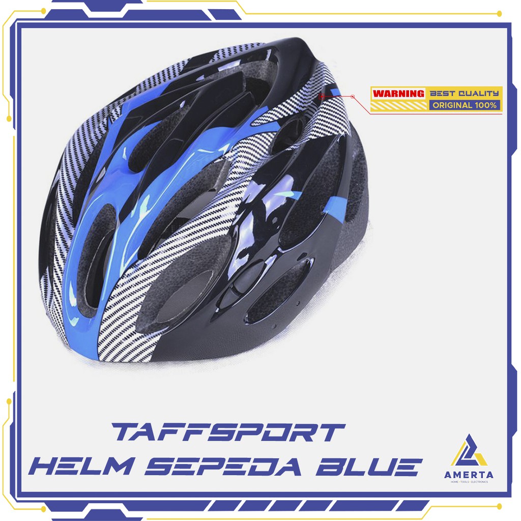 TaffSPORT Helm Sepeda EPS Foam PVC Shell - x10