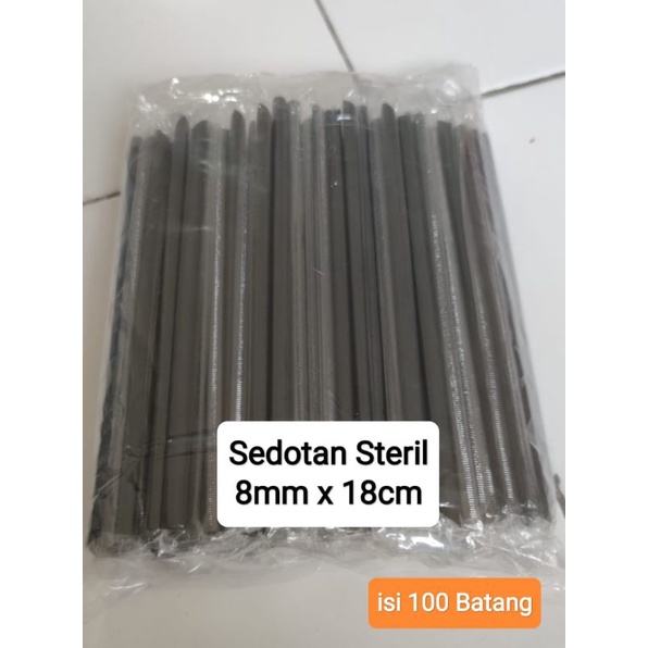 Sedotan Bubble Steril Boba 8mm 21cm 100 Batang