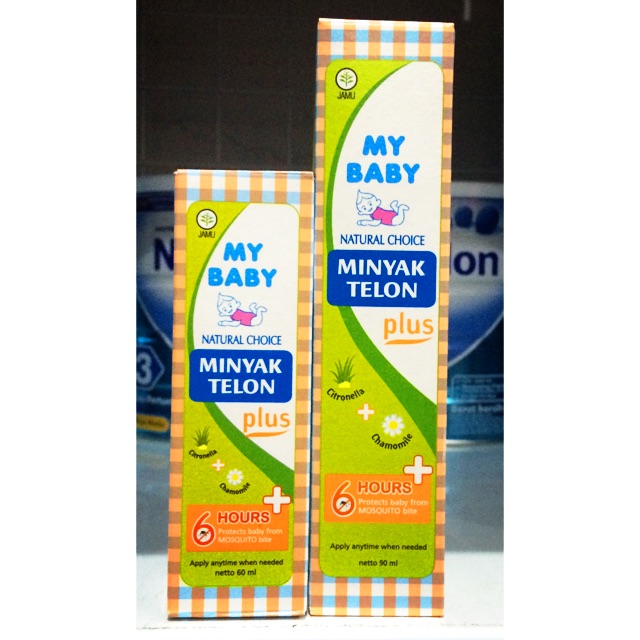 My Baby Minyak Telon Plus 60ml/90ml / Mybaby Minyak Telon