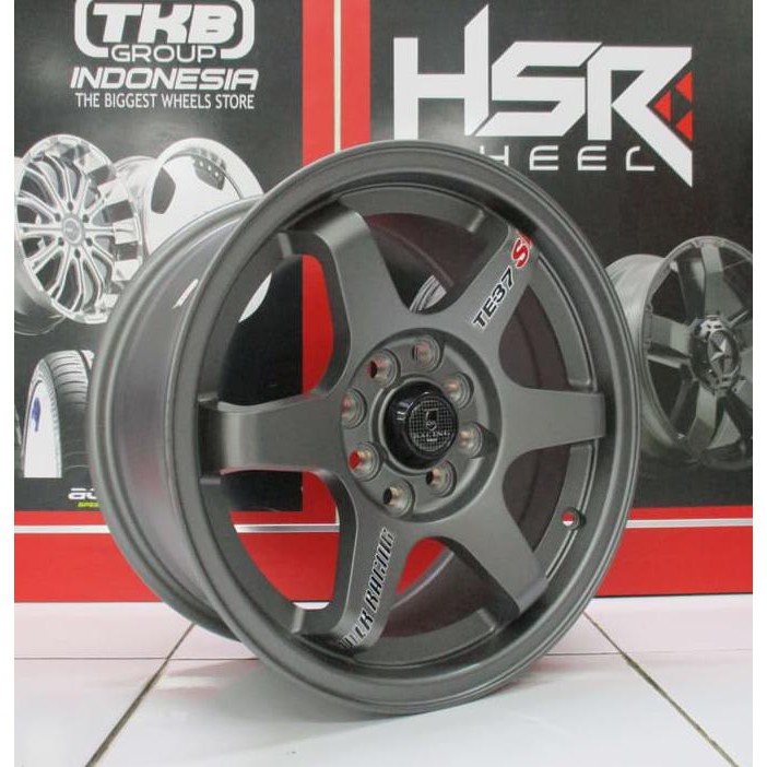 TERARIS VELG  MOBIL  RING  15  HSR TE37 TL MS634 LEBAR 7 