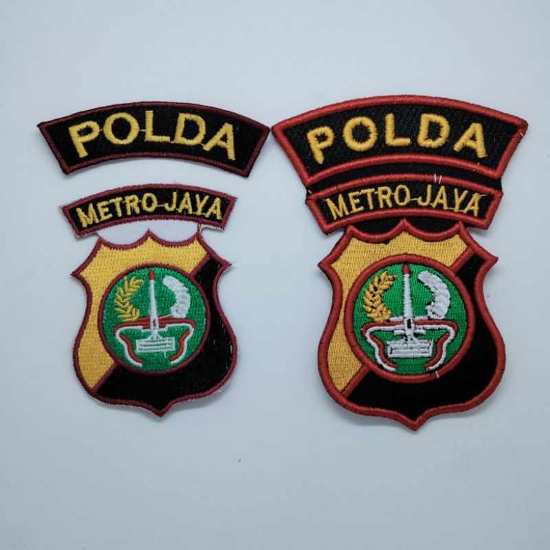 Bordir Timbul Lokasi Polda / Polri / Satpam / Bordir Timbul Polri / Bordir Timbul Satpam / Timbul