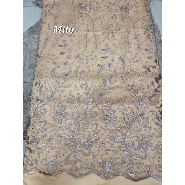 Tille Mutiara Bordir Tulle Kebaya Bridesmaid