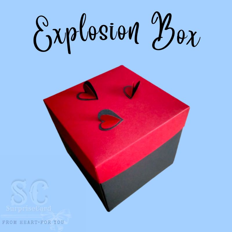 

explosion box murah unik lucu, kotak kado/hadiah, box foto