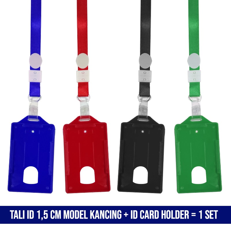 

TALI ID CARD NILON 1,5 cm KANCING dengan CASING ID CARD HOLDER