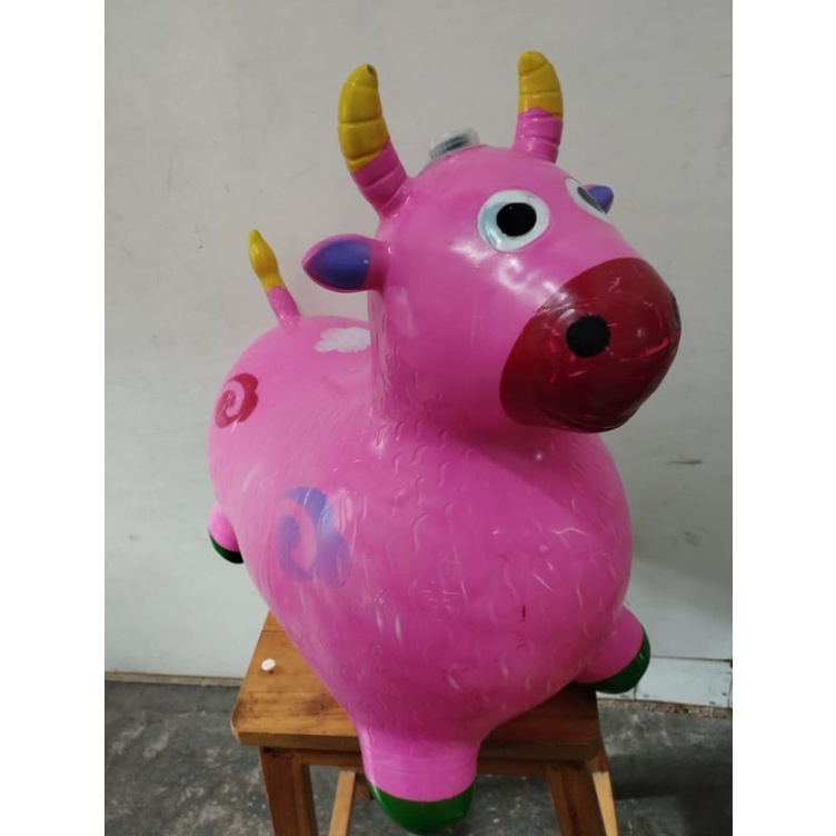 Mainan Anak Jumping Hewan Sapi