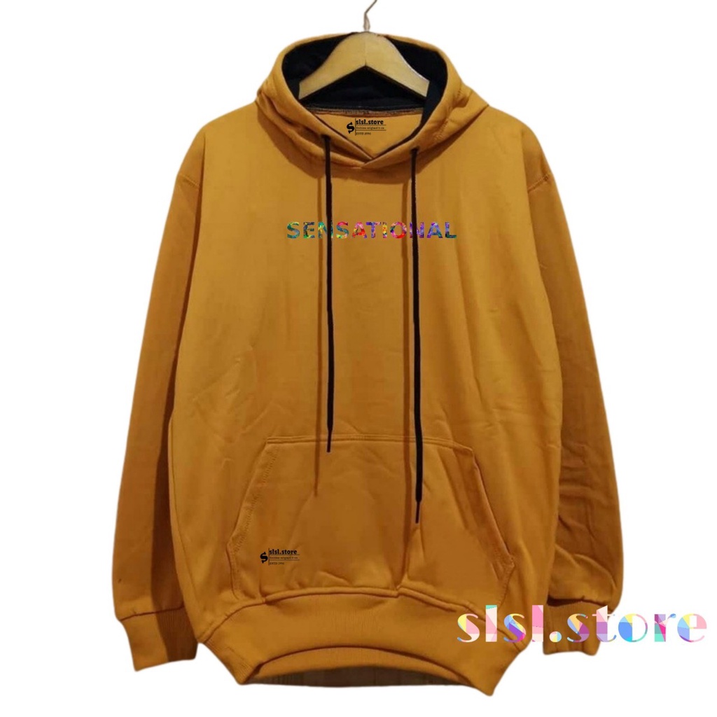 Jaket Pria Hoodie Jumper Pria Wanita Brand Distro Warna Kuning Sensational Game Slot Viral Sweater Hodie Aesthetic Premium