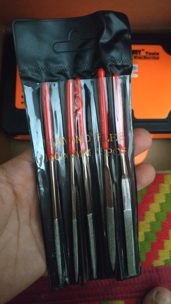 Jakemy 5 In 1 Diamond Needle Files Carving Set - Jm-fl1-1 Original