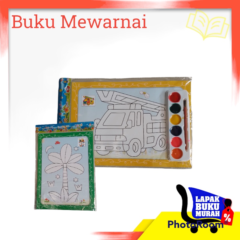 

Seri Mewarnai asik | 1 buku 2 gambar | buku mewarnai dengan cat | mewarnai asik | buku mewarnai murah | buku mewarnai anak