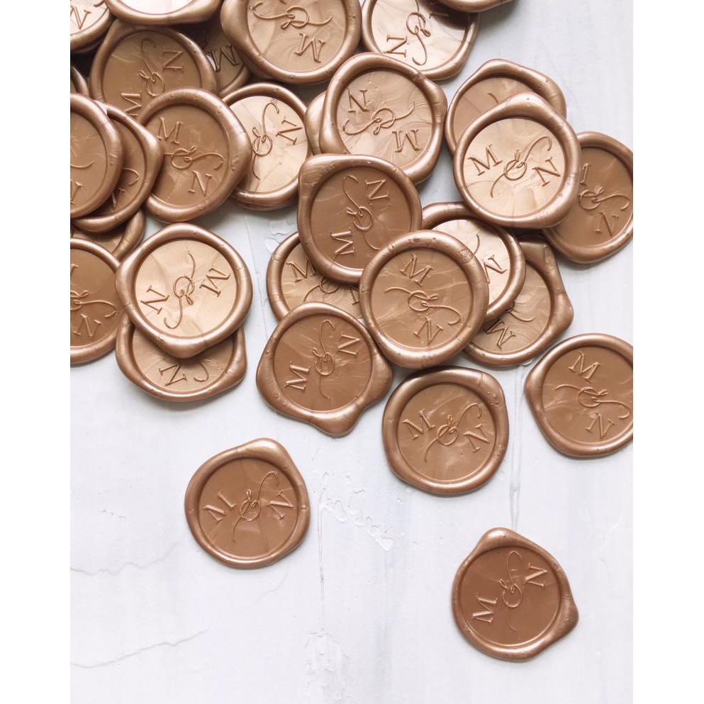 

CS Personalized Initials Wax Seal Stamp - Custom Monogram Wax Seal - Calligraphy Initials wedding