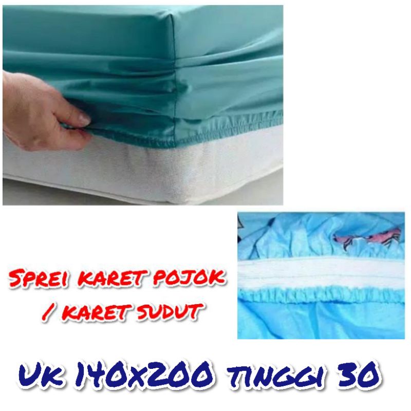 Sprei 140 T 30 Sprei ukuran 140x200x30