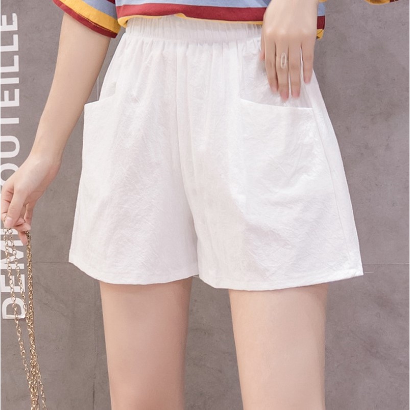 [UNI 006] HOT PANTS POLOS | CELANA PENDEK WANITA | CELANA HIGH WAIST | SHORT PANTS WANITA | CELANA SANTAI