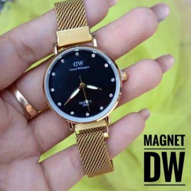 Jam Tangan Wanita Magnet Diamond Dww Terbaru