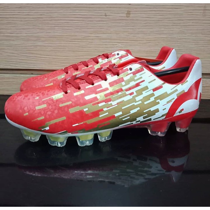 SEPATU BOLA ORTUSEIGHT BLIZZARD FG SE 11010084 RED/GOLD/WHITE