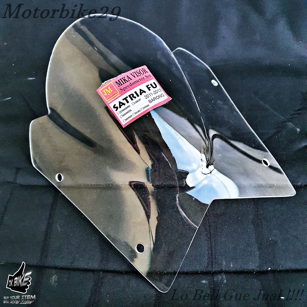 Visor Satria FU Barong 2013 2014 Windshield Batok FU Bening Transparan