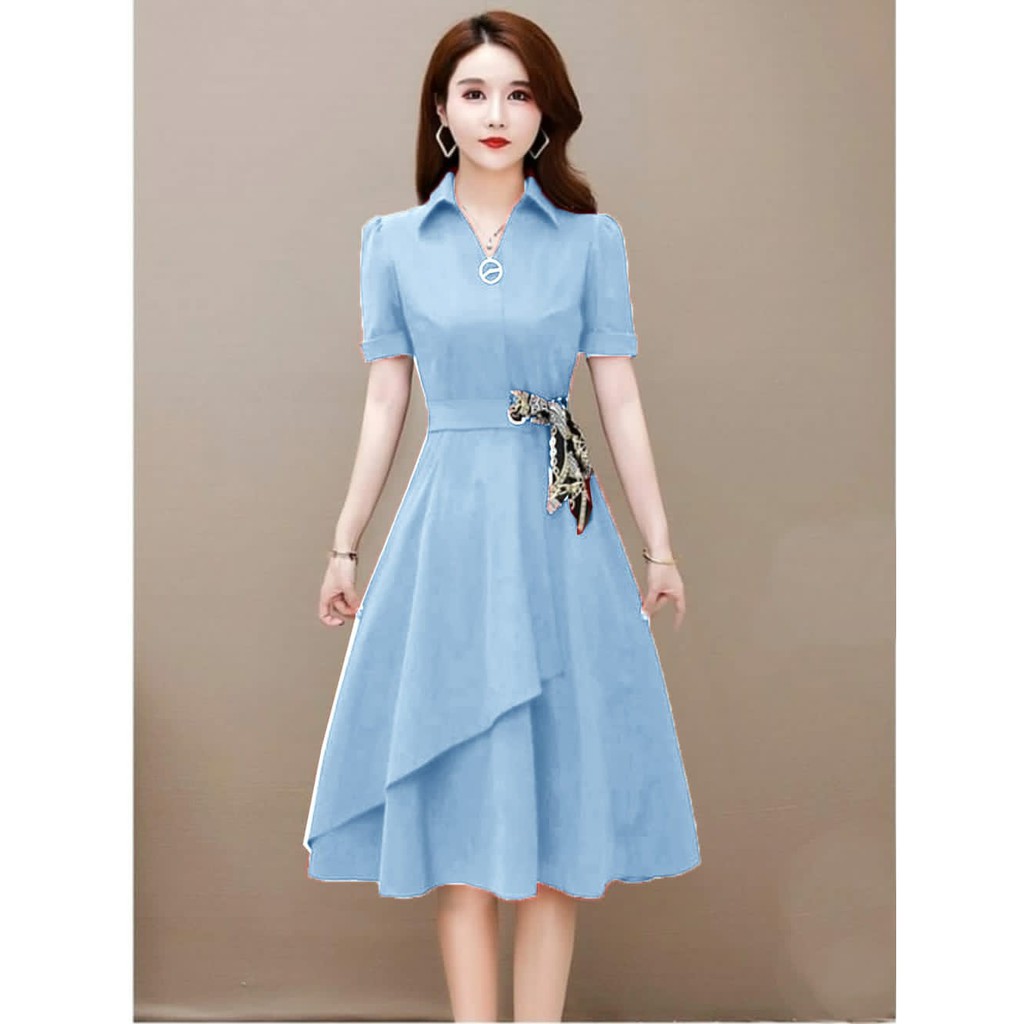 AS FASHION-REALPICT-COD-MC-DRES WANITA TERBARU-MIDI DRES-PAKAIAN DRES WANITA-DRES NATAL