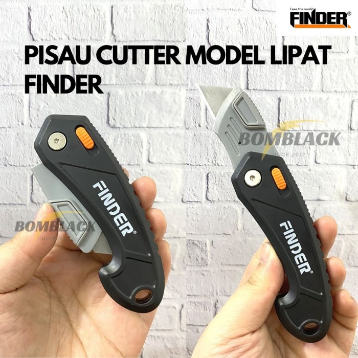 Pisau Cutter Lipat Saku Kantong Celana Camping Knife Survival FINDER MURAH