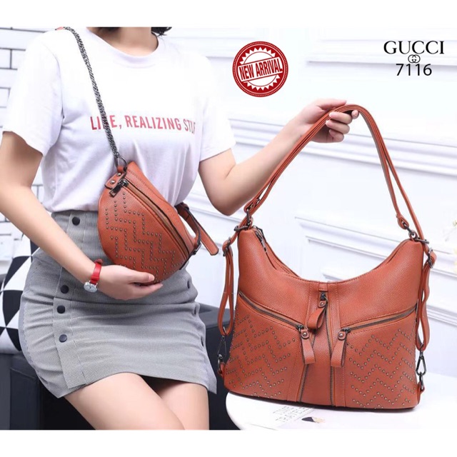 (MURAH) TAS GUCCI AURELL 7116 GRACIA BAG BATAM TAS WANITA TAS IMPORT