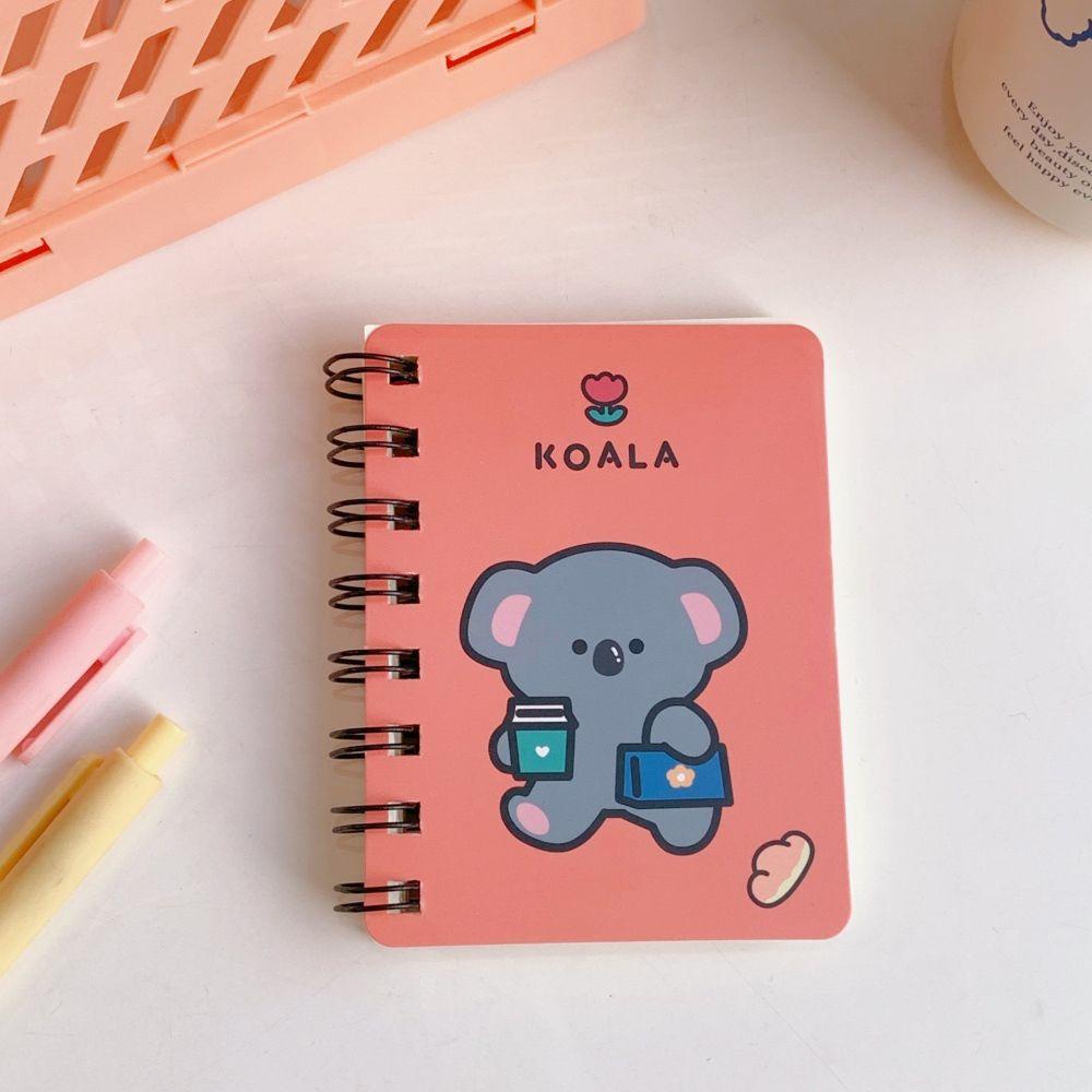 Lanfy Buku Catatan / Diary Mini Portable Motif Kartun Bebek Lucu Untuk Pelajar