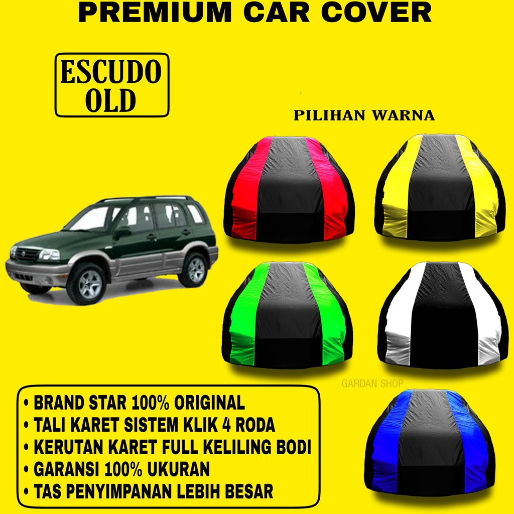 Body Cover ESCUDO OLD Garis 2  WARNA Penutup Pelindung Bodi Mobil Escudo Old PREMIUM