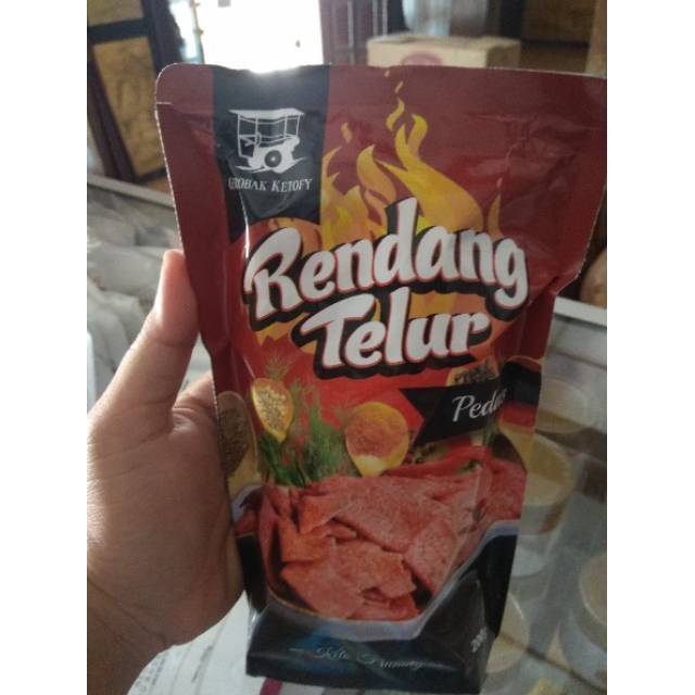 

Keripik rendang telur Keto DEBM