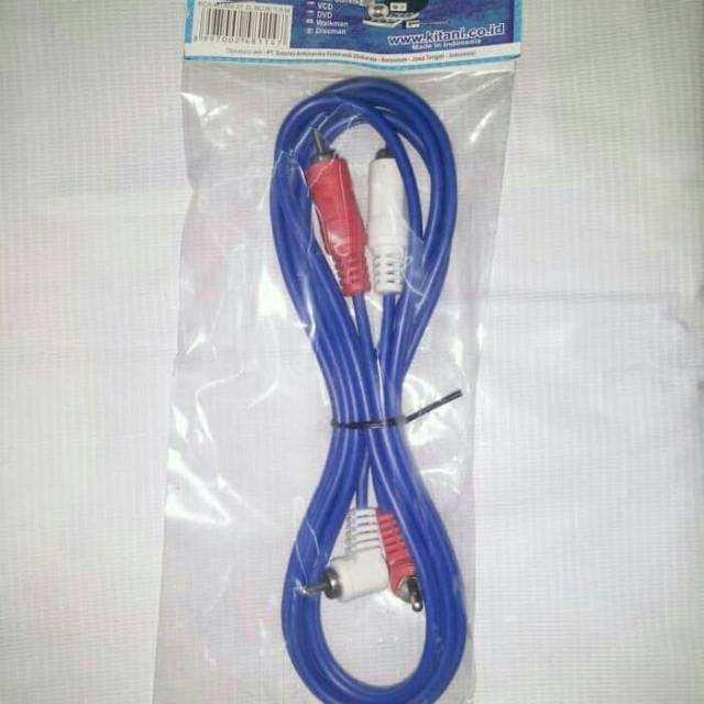 Kabel Audio RCA 2 Jalur 1,8M KITANI