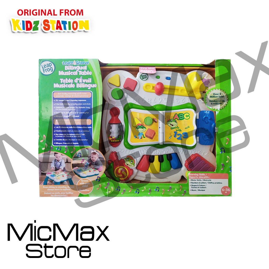 Leap Frog Leapfrog Bilingual Musical Table Shopee Indonesia