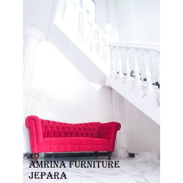 sofa chester cleopatra, sofa santai amrina furniture jepara