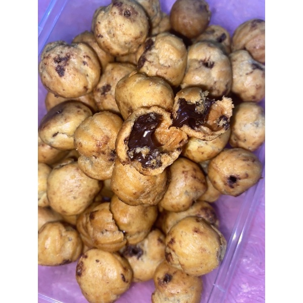 

soes coklat kering chokoreto