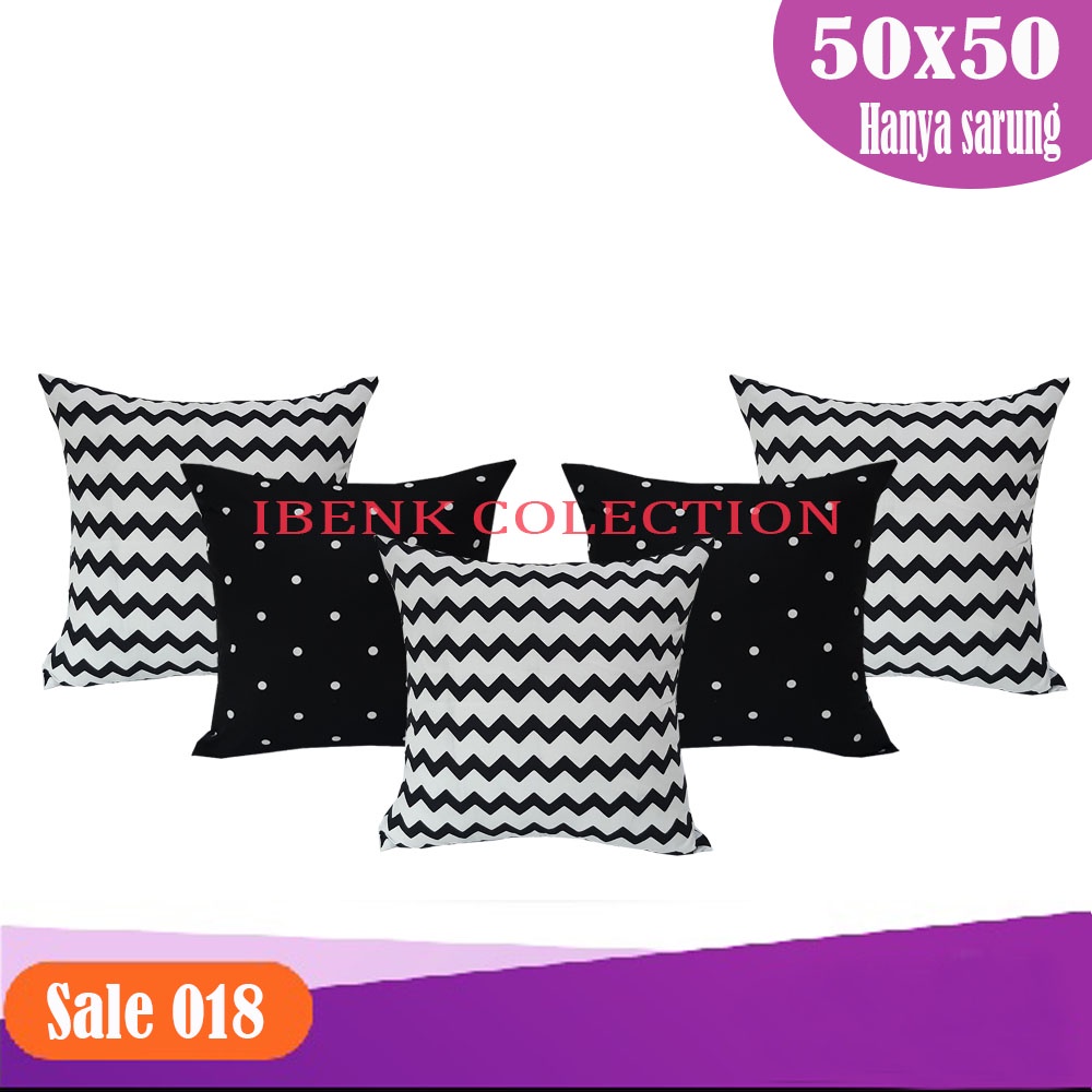 New arrival - 50X50 Paket sarung bantal Sofa / Sarung Bantal Sofa /Bantal Sofa