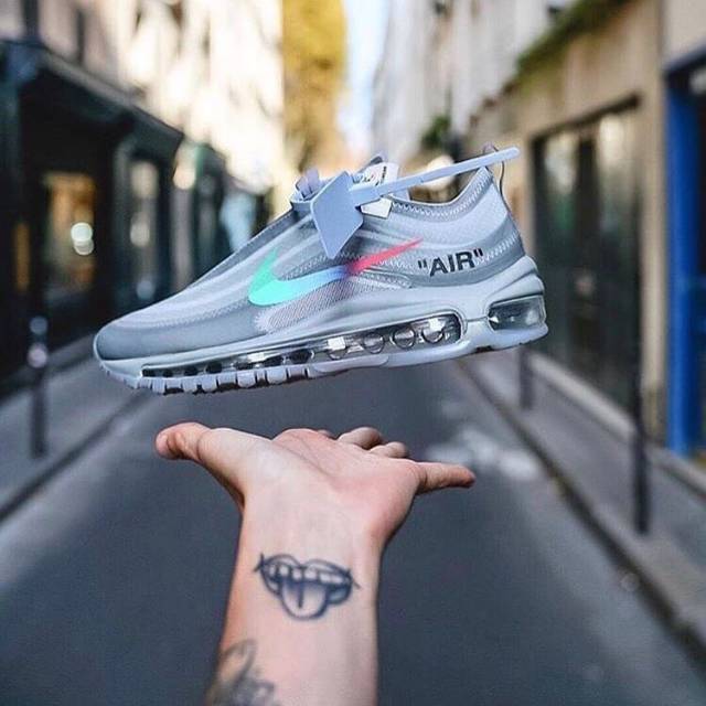 air max 97 off white silver