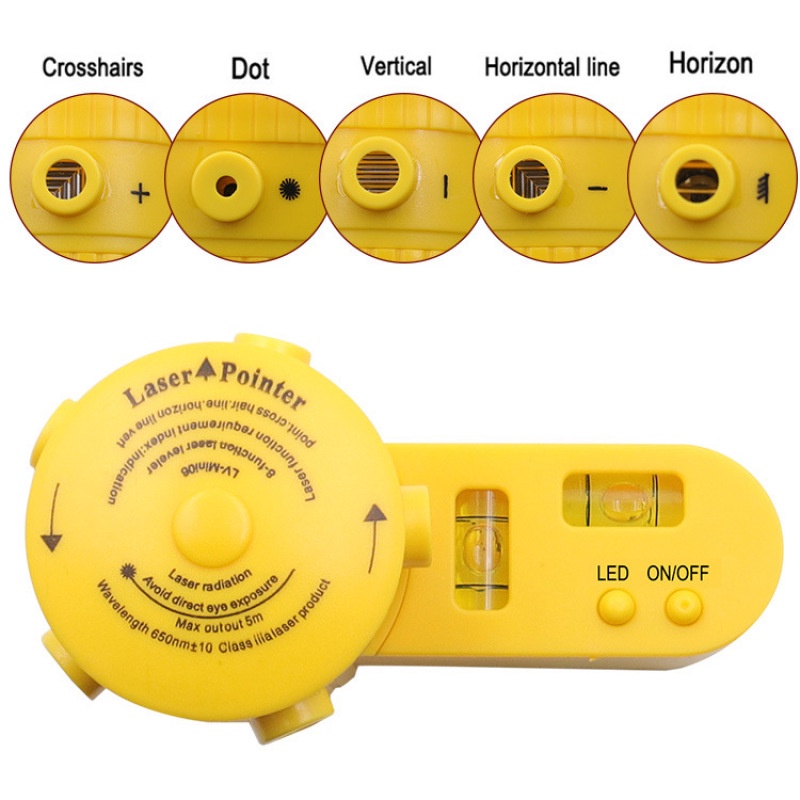 Laser Level LV06 Waterpass Kaki Tripod Siku Tukang Laser Level Siku Bangunan Ukur