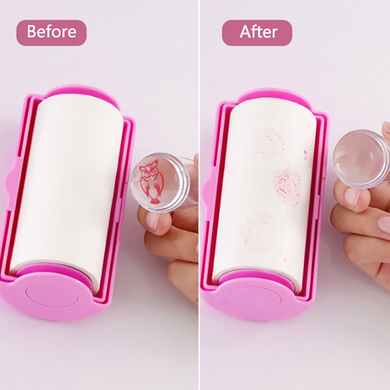 # Kaos T-Shirt Wanita Lengan Pendek Motif Print #Alat Pembersih Kuku Dengan Suction Cup Untuk Manicure