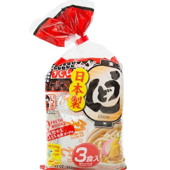 

Itsuki Pre-Cooked Udon Noodles with soup 630g (3 Serving)