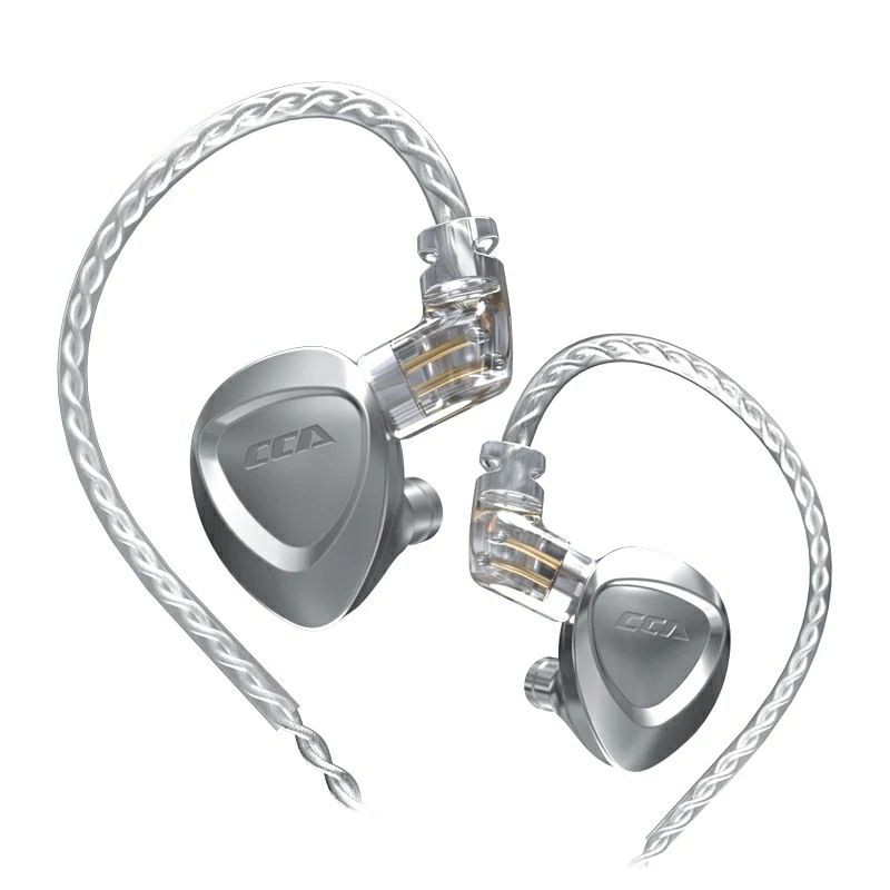 CCA CKX 6BA+1DD Hybrid Metal Earphones HIFI In Ear Monitor Bass Headset Noise Cancelling